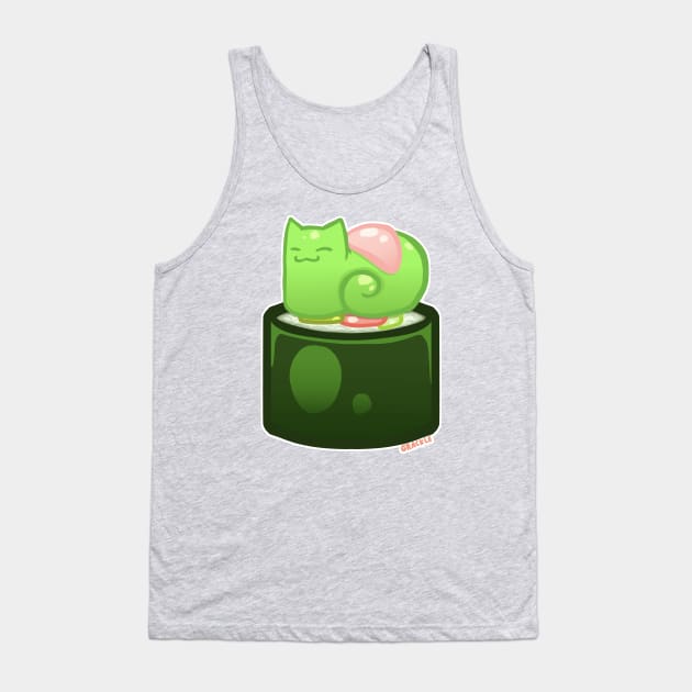 Sushi Cat Tank Top by Jan Grackle